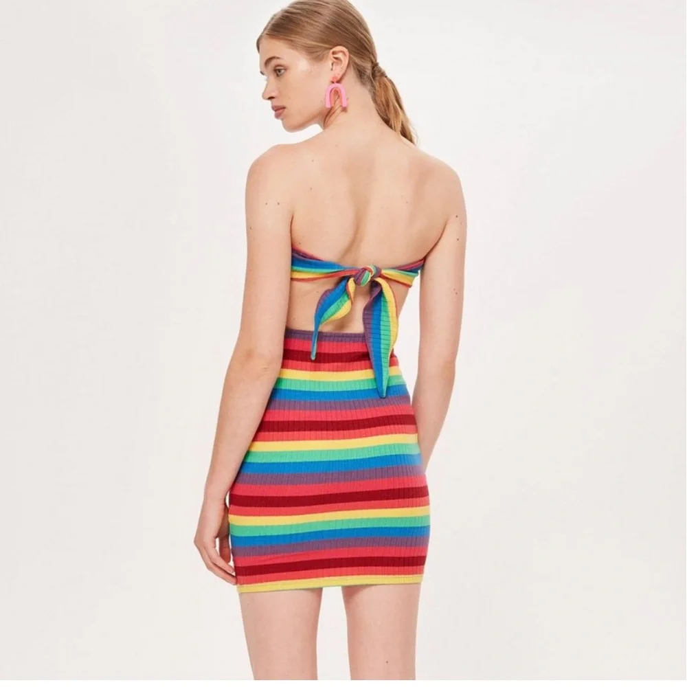 Topshop Bandeau Dress - Picture 10 of 13